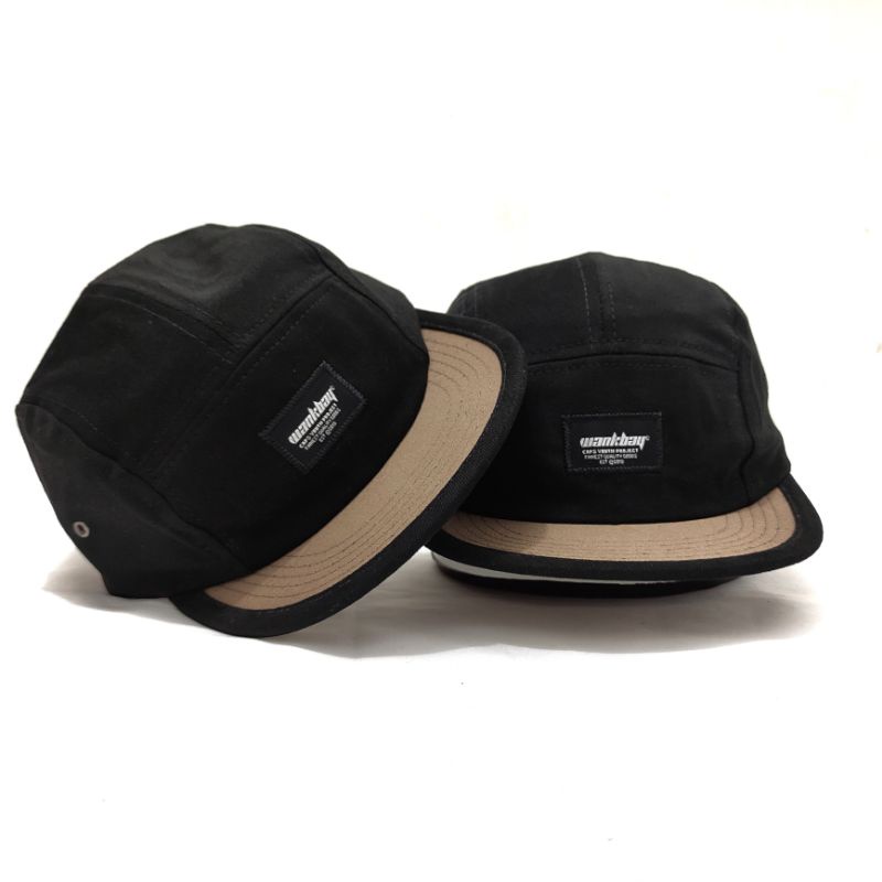 Topi 5panel Topi Distro Panel Visor pendek Topi Wankbay Original