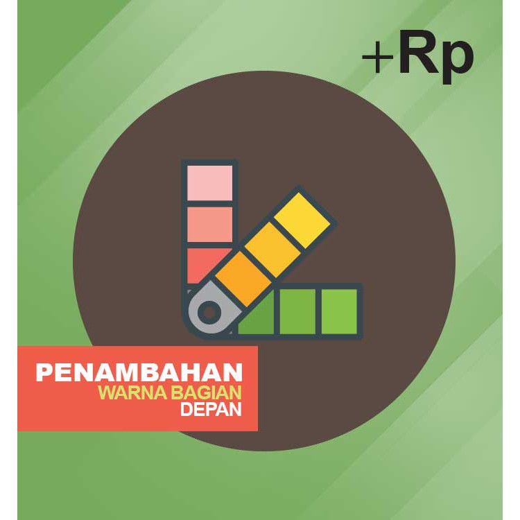 

Tambahan warna sablon (depan)