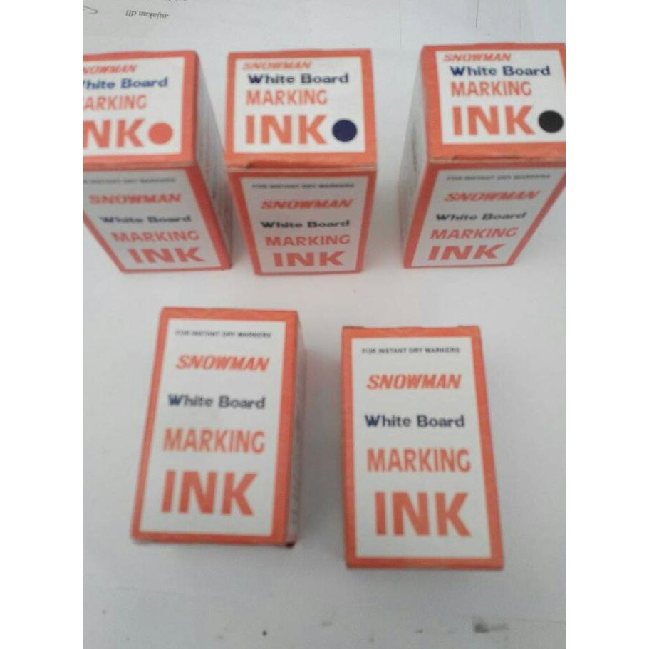 

Produk Unggulan Isi Tinta Spidol White Board Marking Ink Snowman Refill Tinta Bagus