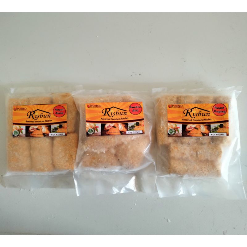 

Risol Risbun Rogut Ayam / Daging / Smokebeef Mayonaise