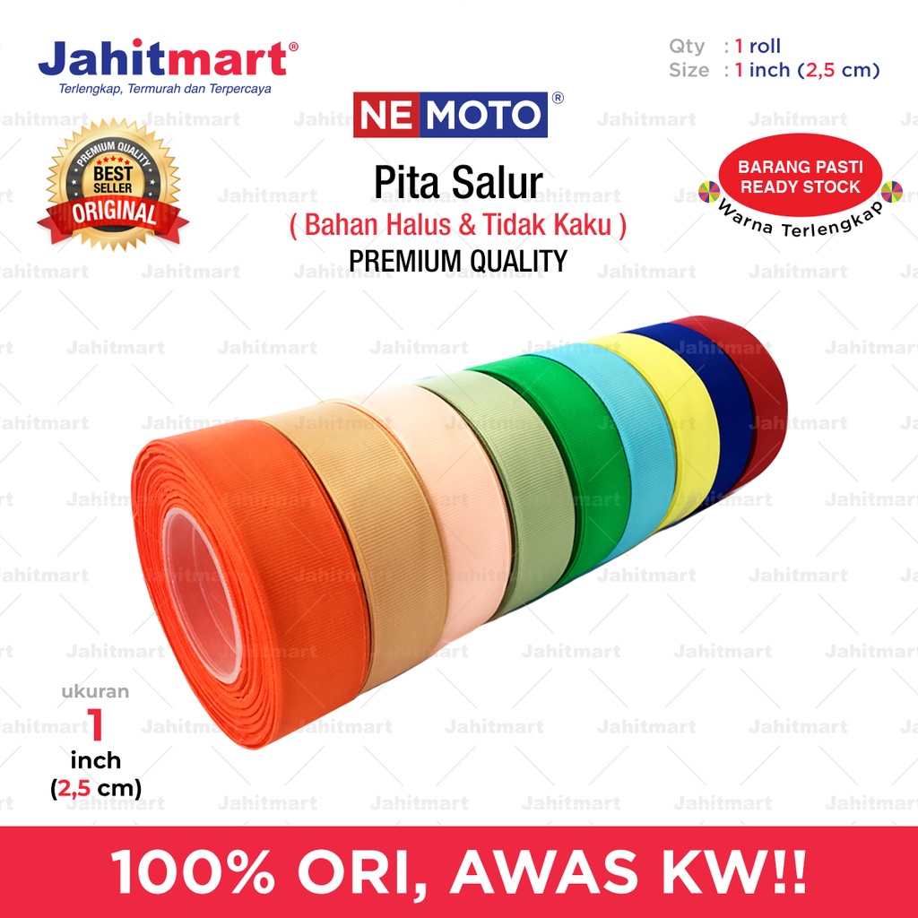 

Pita Salur lebar 1 Inch (2,5 CM)