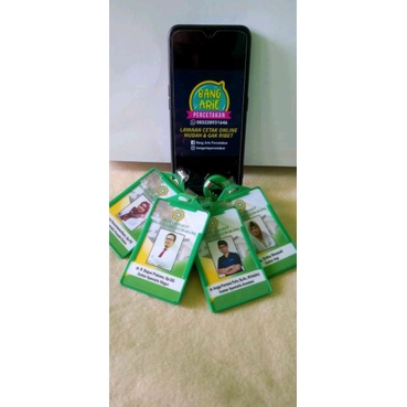 

Cetak ID Card Bahan PVC anti Ngeblur anti Luntur