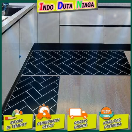 SkDays Keset Dapur Anti-slip Living Room Kitchen Balcony Rug - D320