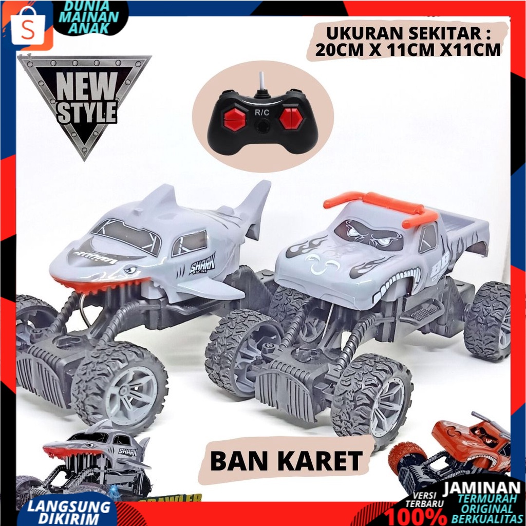 Mobil remote Control Drift Offroad Baby shark hiu king Climbing Power Speed Terbaru  Mainan Anak