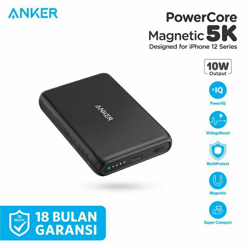 Powerbank Anker Powercore Magnetic 5K - A1619 Original