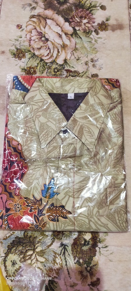 Kemeja Batik Semi Sutra - Sutera Silky Premium Kilau Licin - Kombinasi Furing Istimewa Full Body