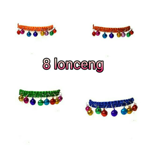 KALUNG 8 LONCENG / kucing / anjing / collar / acc hewan / perlengkapan / edoth