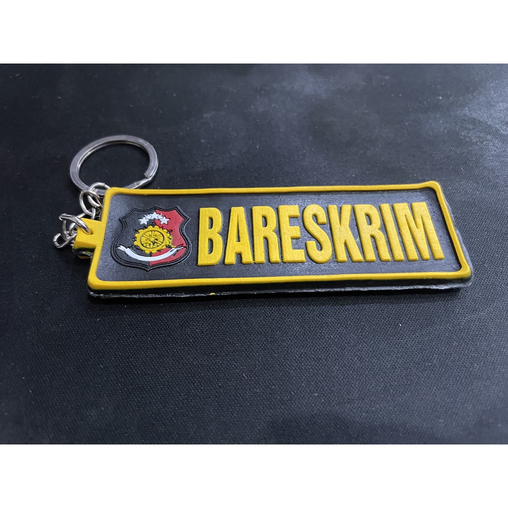 Gantungan Kunci Bareskrim | Keychain | Gantungan Kunci Karet Bareskrim Sidiksakti