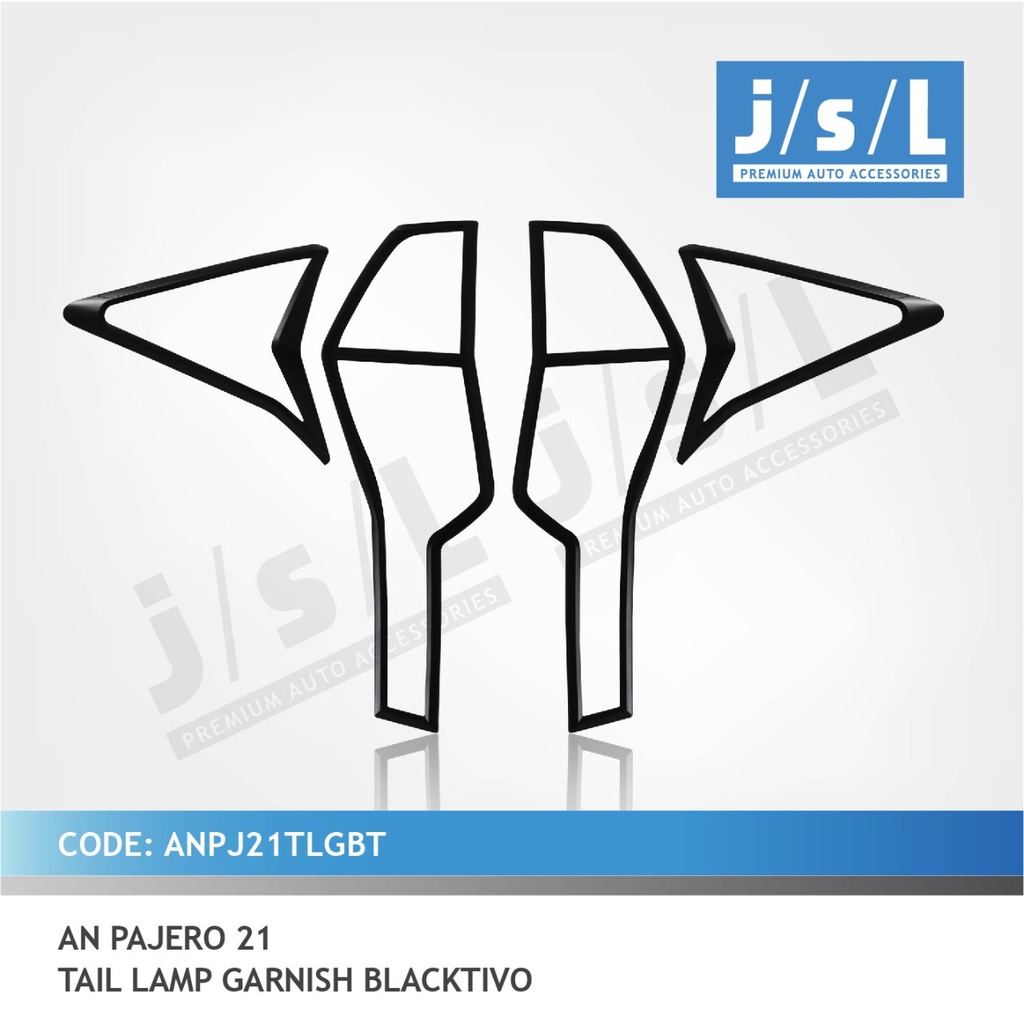 Garnish Lampu Belakang PAJERO 2021 UP BLACKTIVO