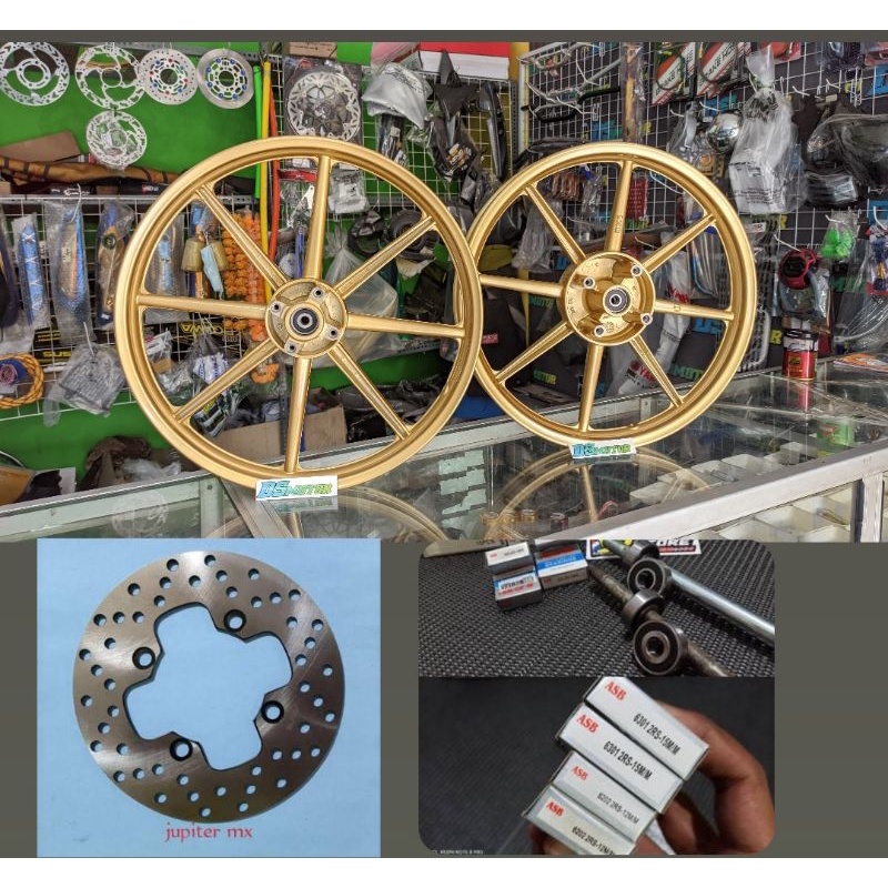 velk Velg pelek Vrossi V rosi palang8 copy RCB SP811  MXking VixionNew NVL satu set piringan cakram 