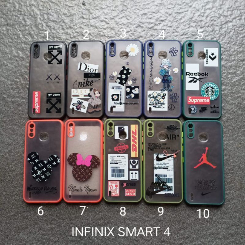 Case gambar infinix Smart 4 X653 motif cowok ( 5 motif ) soft softcase softshell silikon cover casing kesing housing