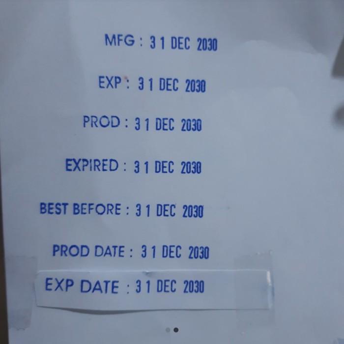 

Stempel / Stempel Expired / Tanggal Kadaluarsa Free Tinta 25Ml