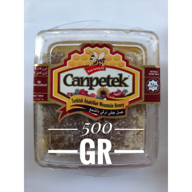 

Madu Sarang impor dari Turki merk Canpetek, uk. 500 gr