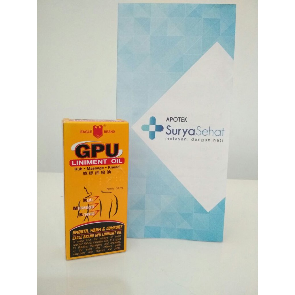 Minyak Urut GPU (Gosok-Pijat-Urut) 30/ 60ml Caplang