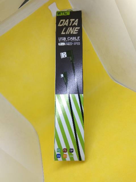 Kabel data kabel cas WTC colokan iphone lightning / TYPE-C