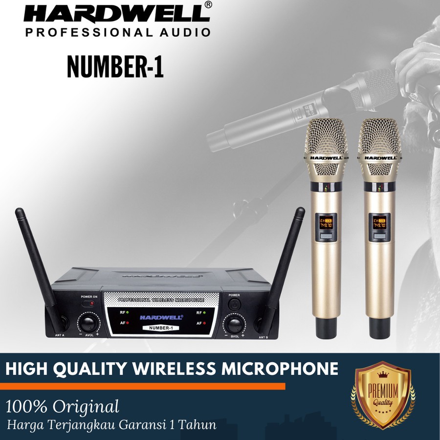 Mic wireless Hardwell Number 1 Hardwell Number1 Handle original