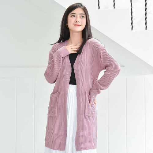 Long Cardy Belle Oversize Cardigan Rajut