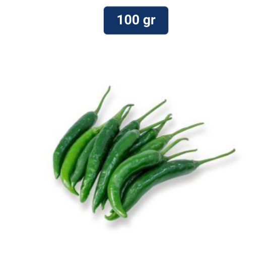 

Cabe Hijau Besar 100 gr
