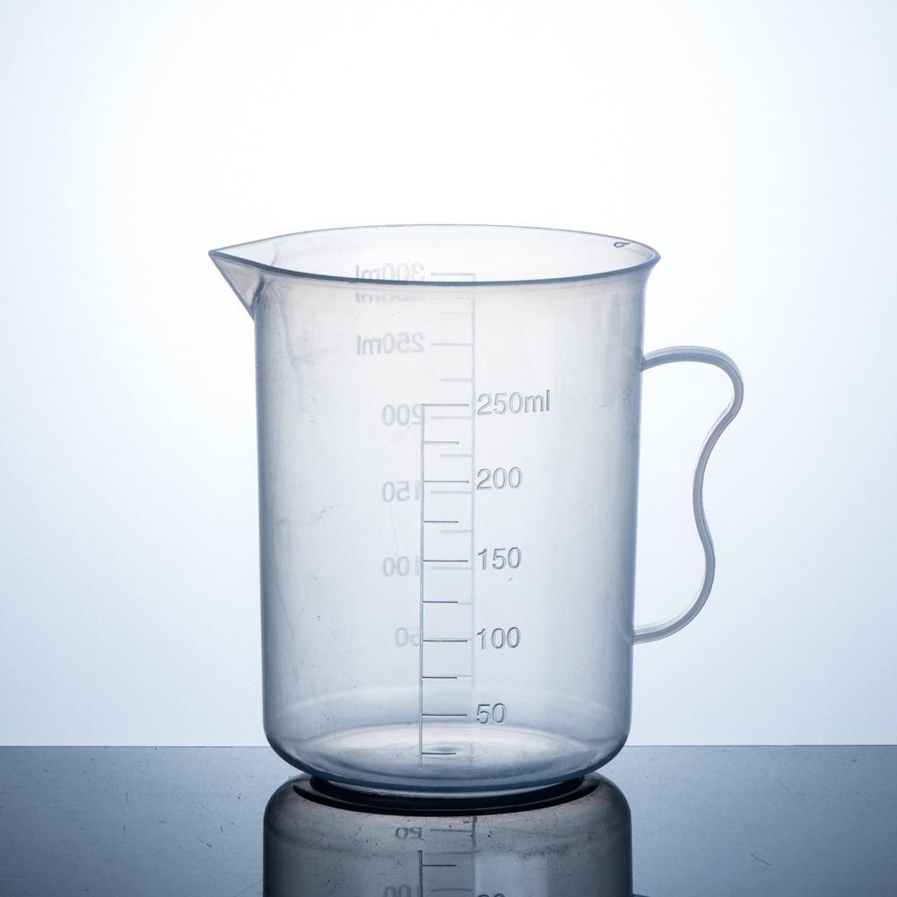 Gelas Takar dengan Ukuran 250ml / 500ml untuk Dapur / Laboratorium