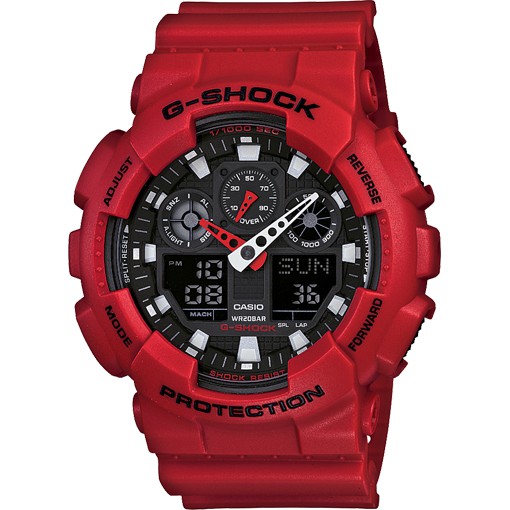 JAM TANGAN PRIA WANITA     CASIO GSHOCK GA-100B-4ADR/GA100B-4ADR ORIGINAL