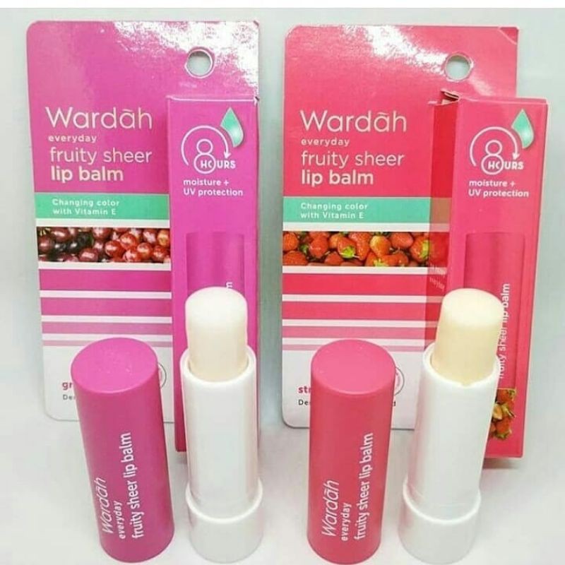 Promo Wardah Lip balm fruity sheer