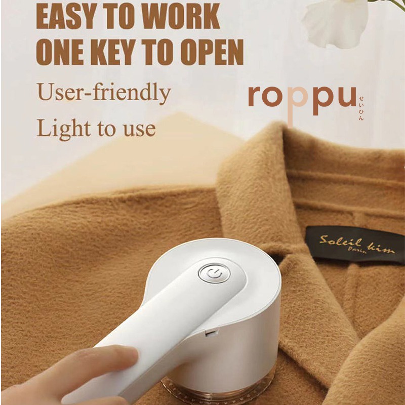 Roppu Penghilang Serat Bulu Portable Lint Remover