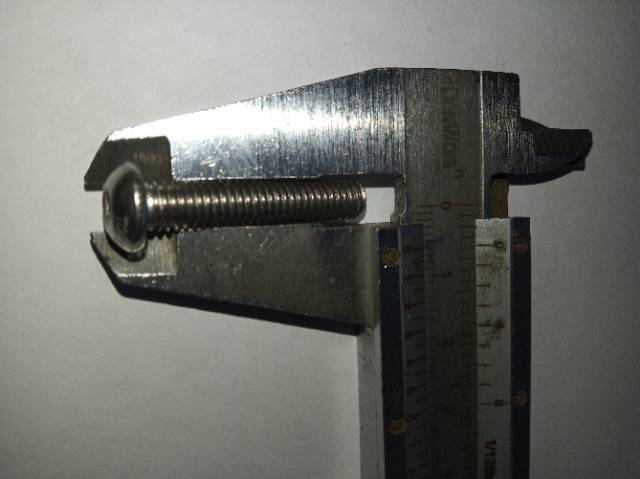 Button L M6 X 30 (3cm)stainless 304