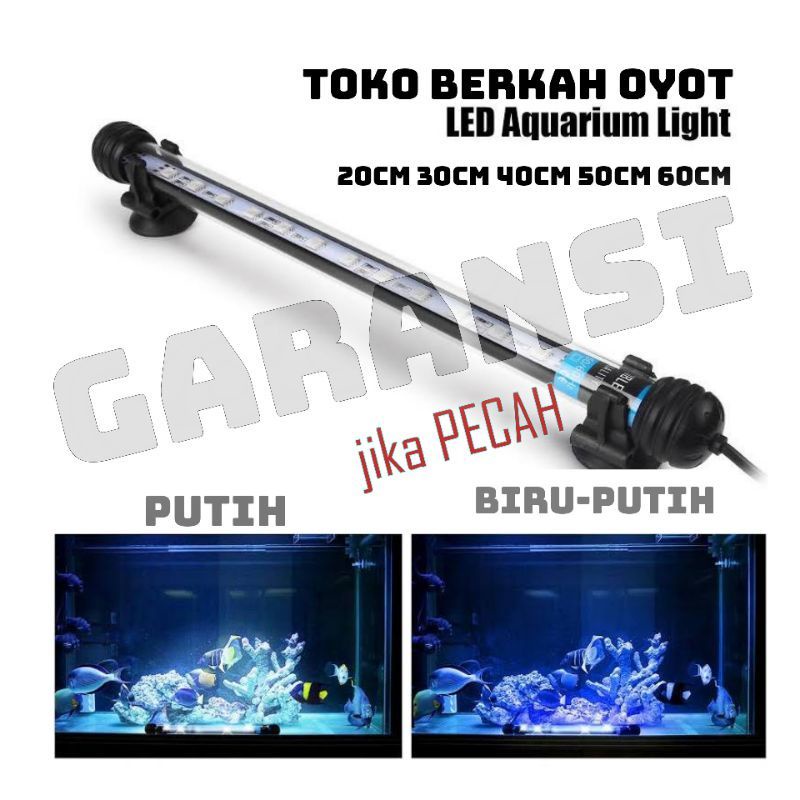 LAMPU CELUP AQUARIUM 20 CM - 60 CM