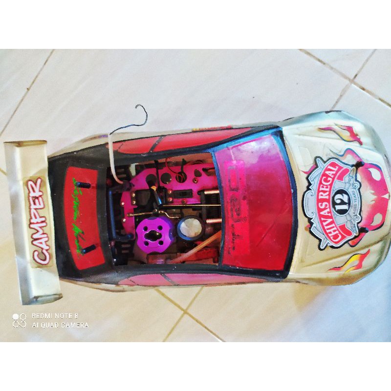 RC Smartech 1-10 Scale 4 WD Racing Car Nitro Engine Complete Second. Kondisi 90% RTR