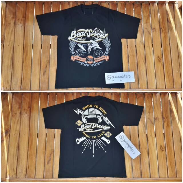 Kaos honda beat 006 motor bikers club klub komunitas community riders