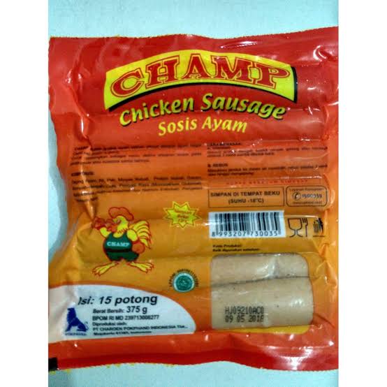 

Champ sosis ayam 375gr isi 15