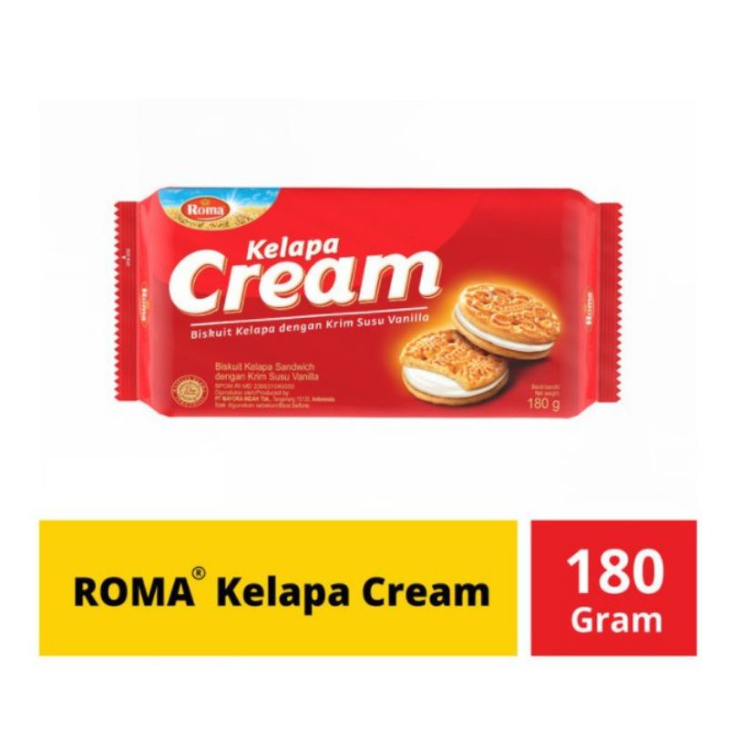 

ROMA Kelapa Cream Vanilla 180 gr