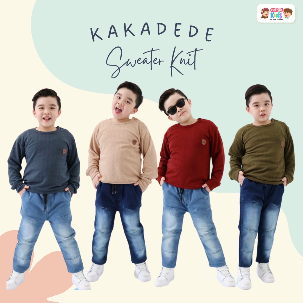 Sweater Anak Laki Laki/Sweater Knit by Kakadede
