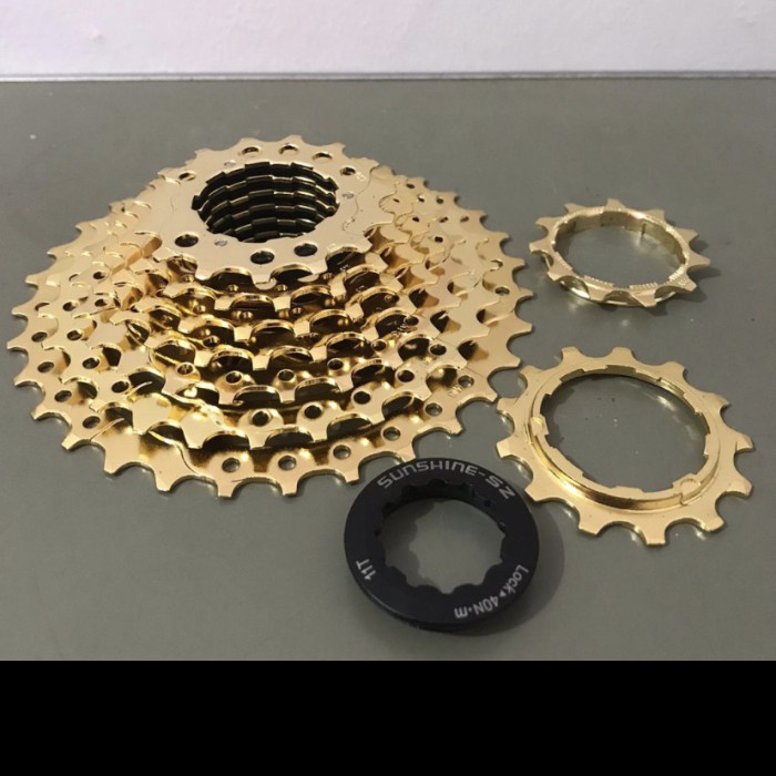 Sprocket Sunshine Gold edition 9 speed 11-32T