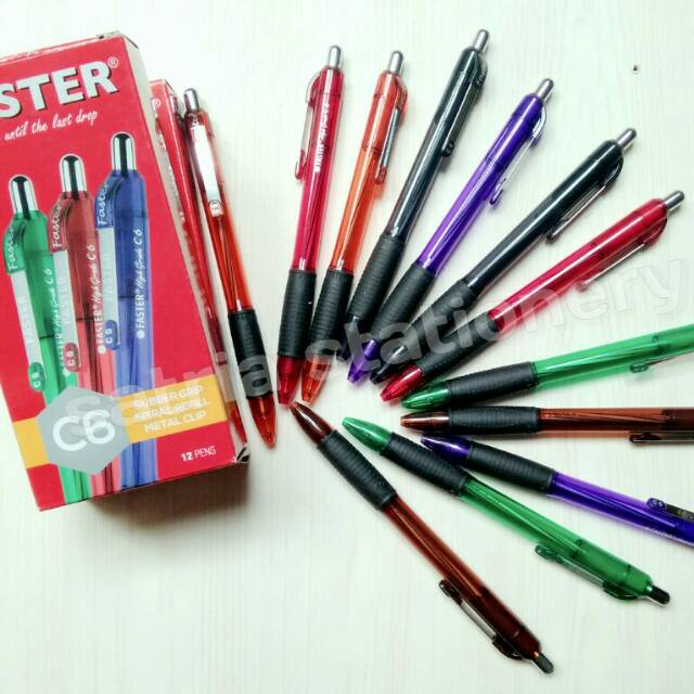 

BALLPOINT BOLPEN PULPEN FASTER C6 / FASTER C-6