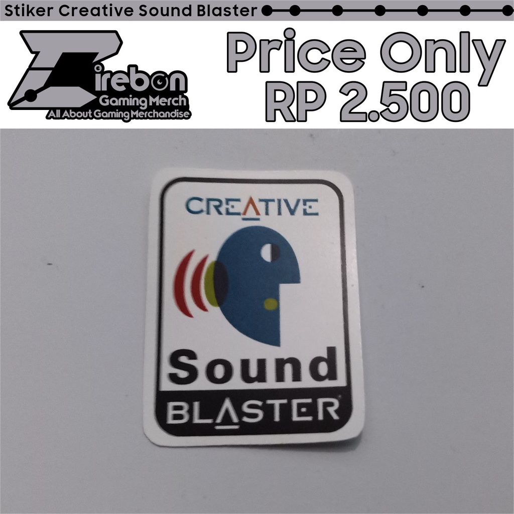 

Stiker Sound Blaster
