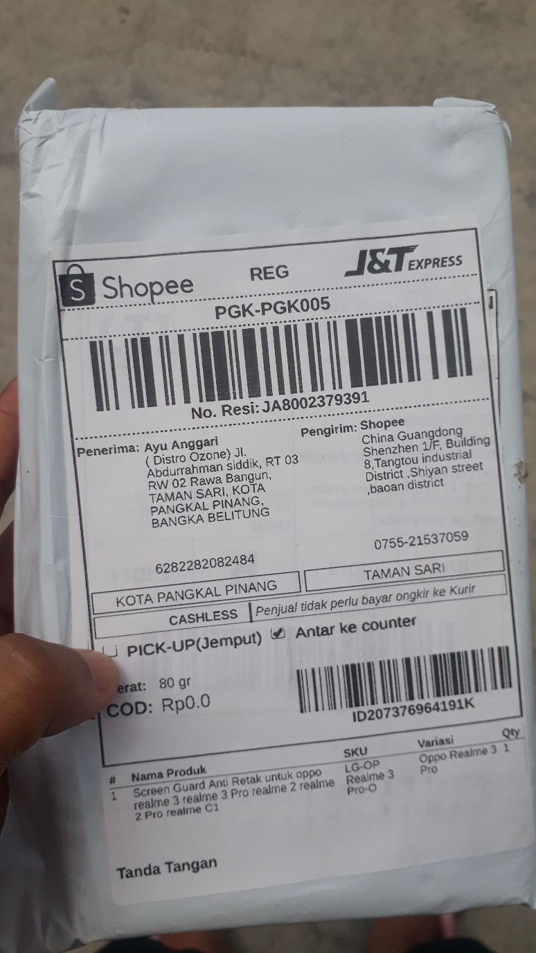 Screen Guard Anti Retak untuk oppo realme 3 realme 3 Pro