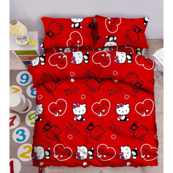 Sprei B4 Fata Little Red Kitty 180x200