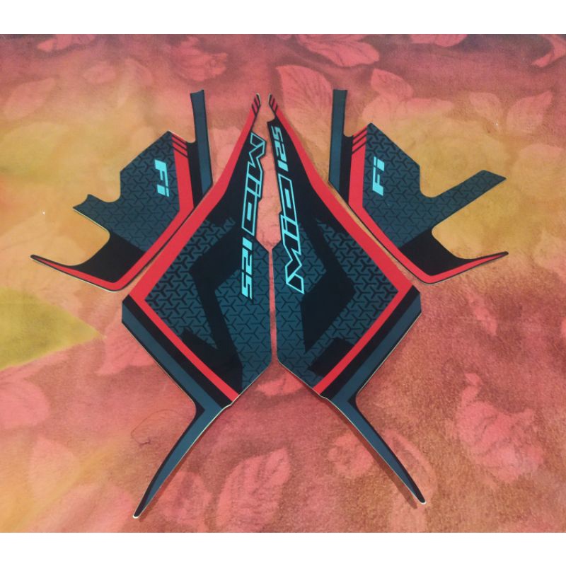 striping Motor Yamaha Mio m3 125 2020 2021 full hitam list body original