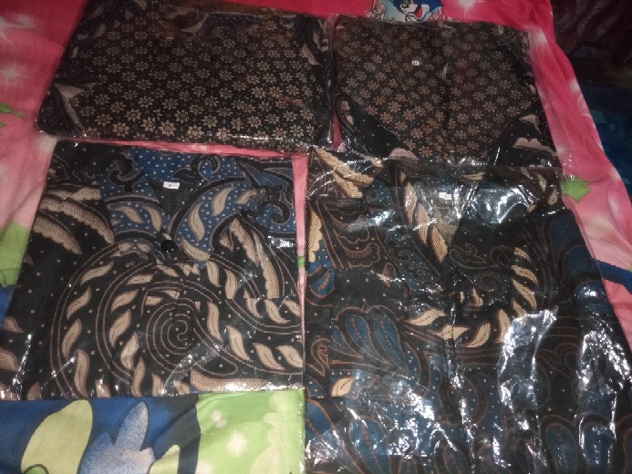 Bisa Pisah//batik Couple Keluarga - Sania Ruffle Batik Couple Garansi Termurah Shopee- Couple Jazzy