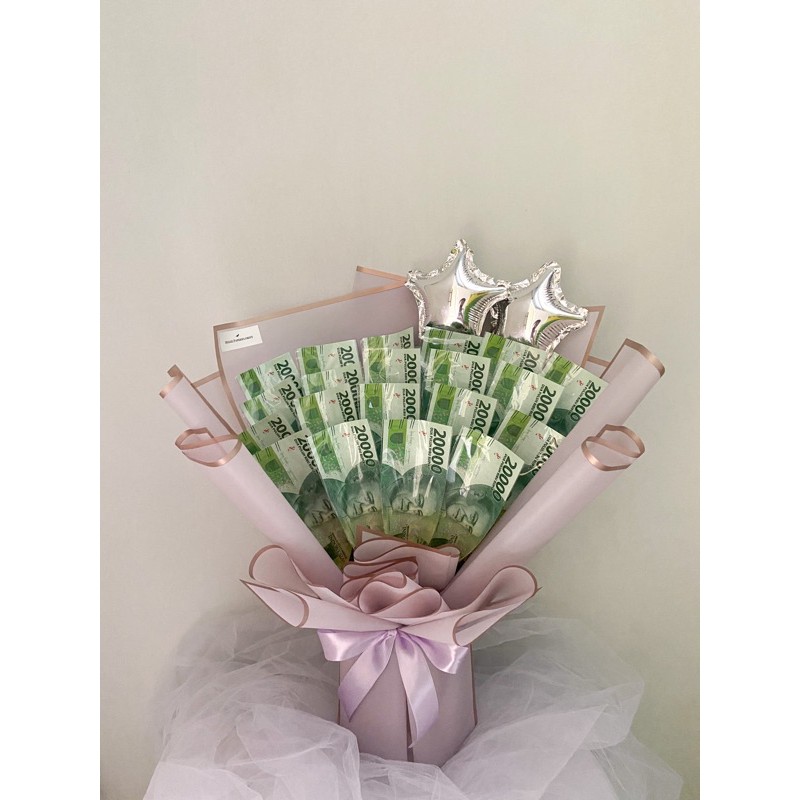 Money Bouquet / bouquet Uang Asli [Pecahan 20k]