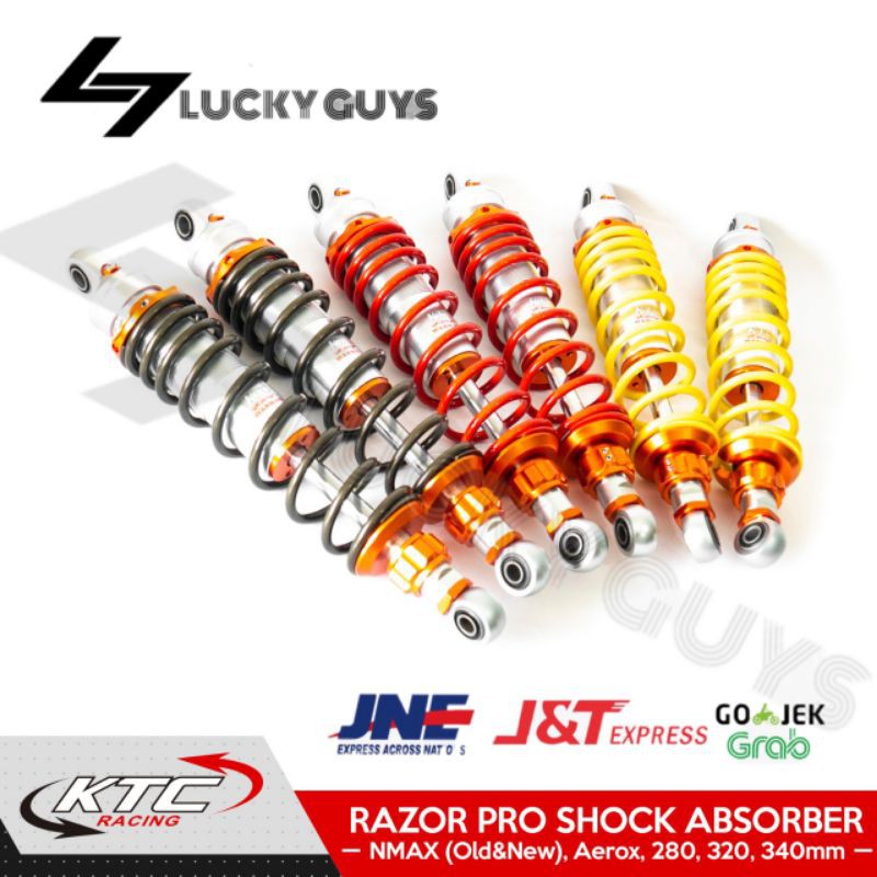 Shockbreaker KTC Adjustable Nmax Old - Nmax New 2020 - Aerox 280MM 320MM 340MM