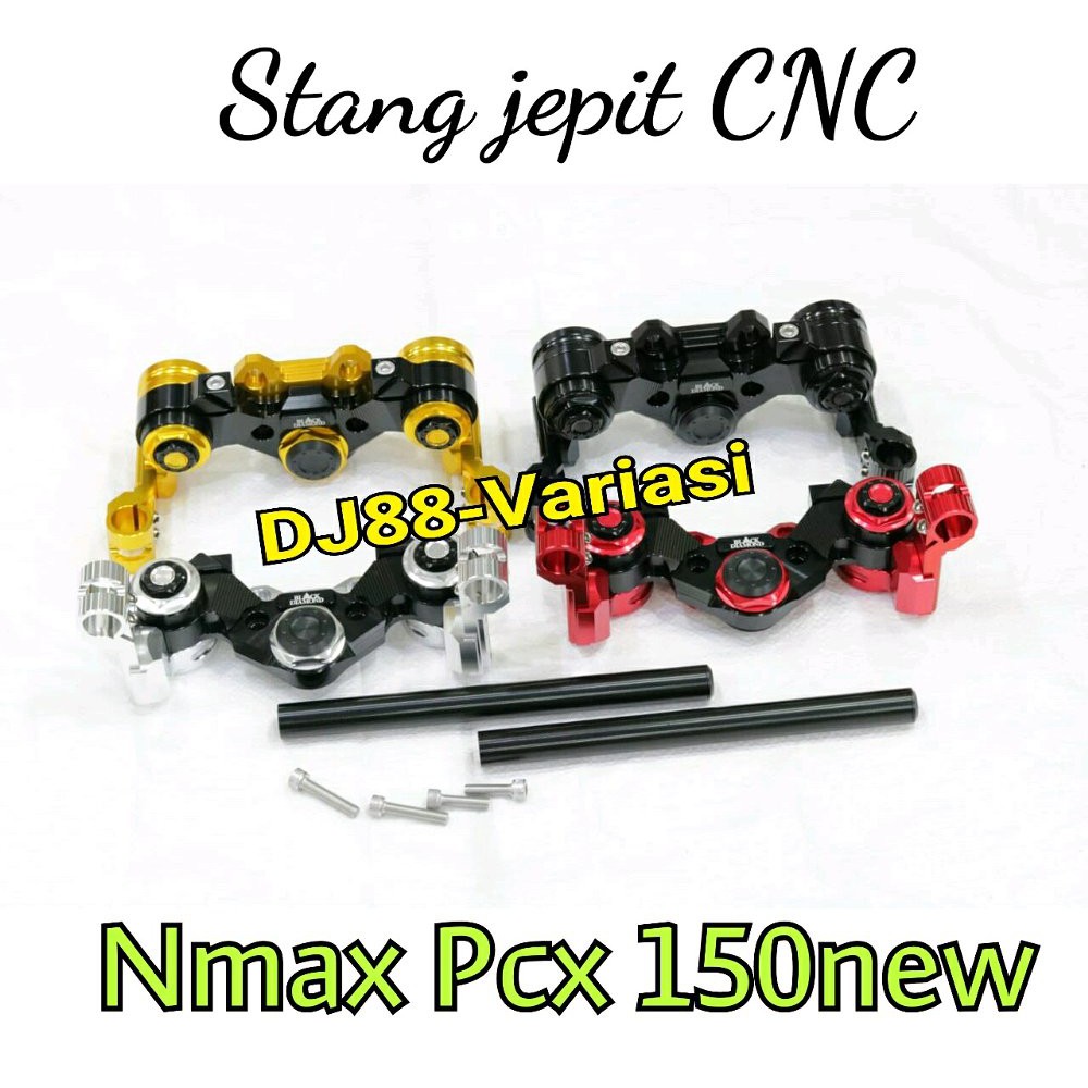 Stang jepit Black diamond robot NMAX PCX 150 stang variasi CNC