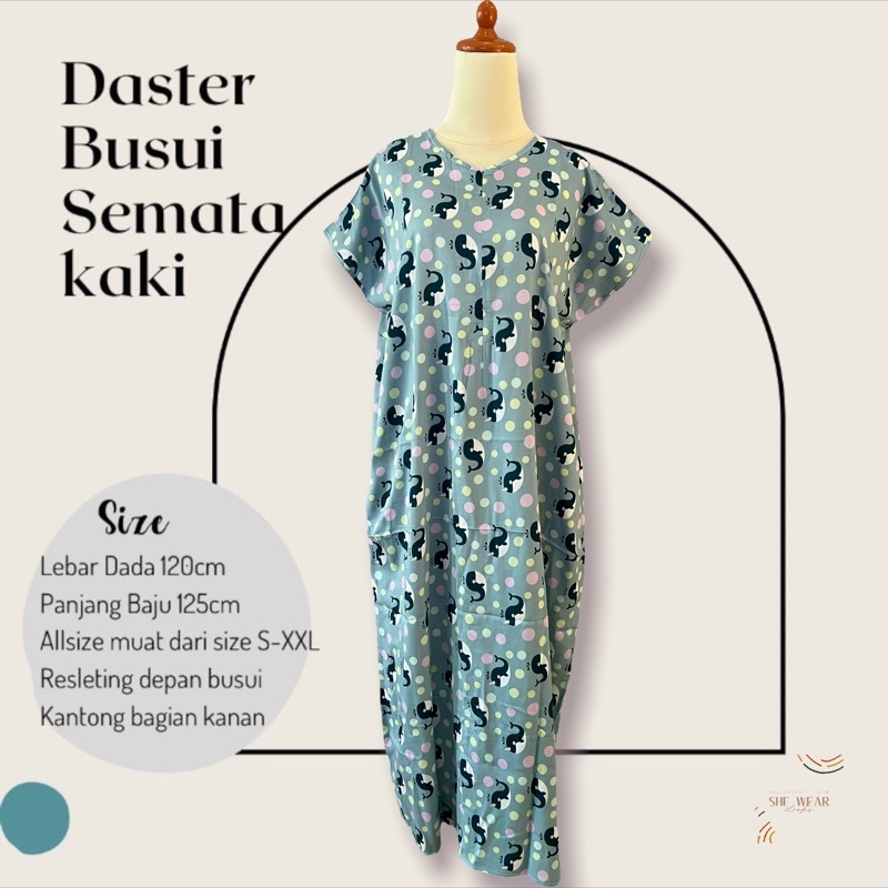 DASTER BUSUI SEMATAKAKI|DASTER ADEM|DASTER SEMATA KAKI | DASTER RAYON | DASTER PANJANG| DASTER MURAH-378