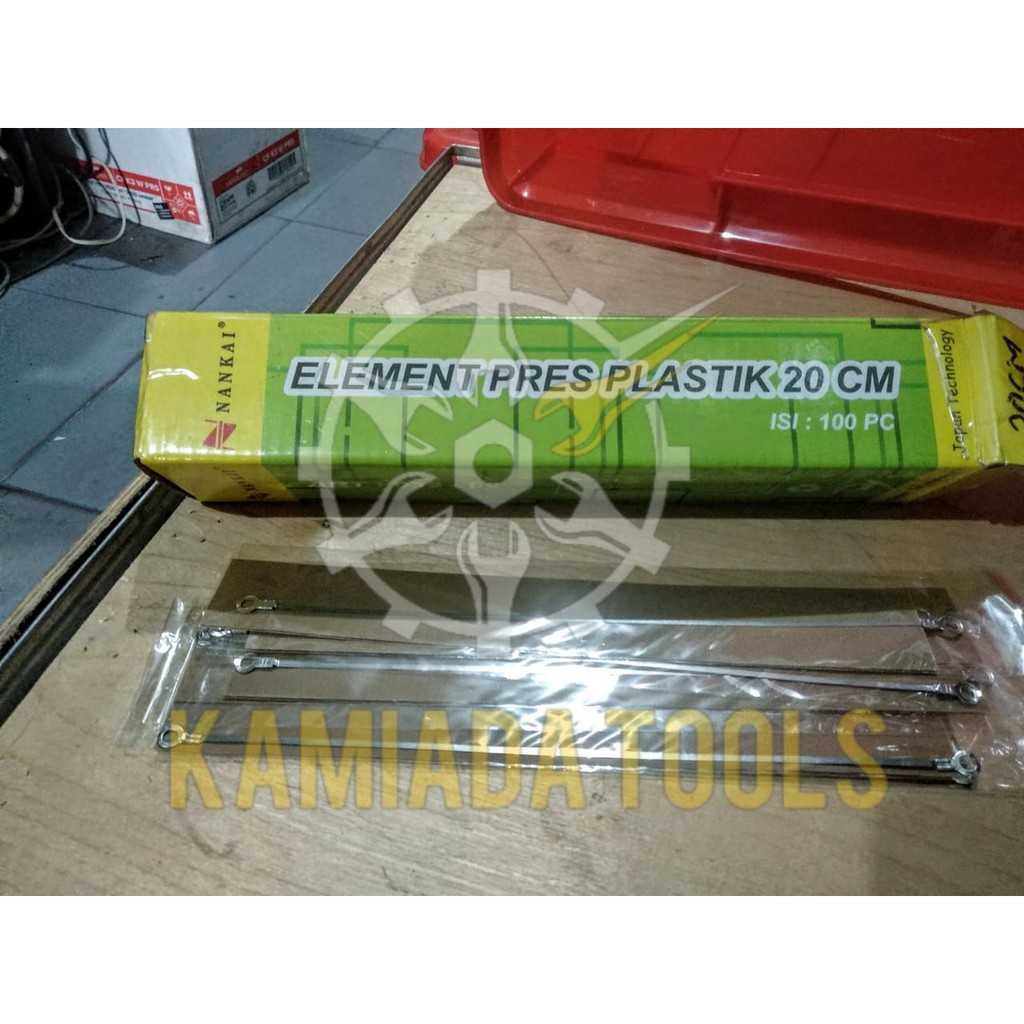Elemen Alat Press Plastik 20cm/ Element Impluse Sealer 20cm/ Kawat Sealer 20cm