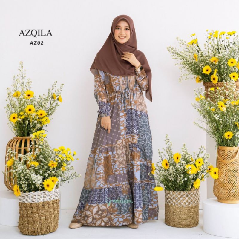 Azqila Dress By Greenism