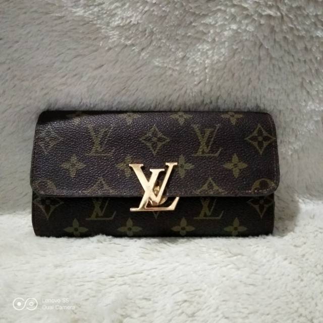 Preloved domper lv leather no seri harga nego