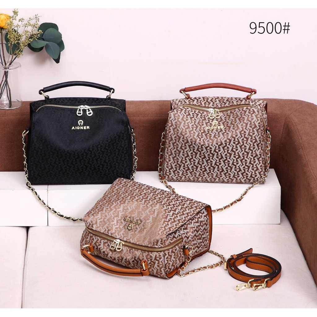 Tas AIGNER 9500  JKL 11  batam impor original fashion branded reseller sale
