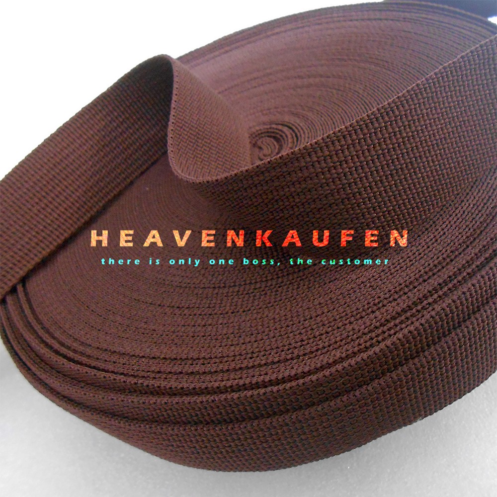 Webbing Tas 3 cm Warna Coklat