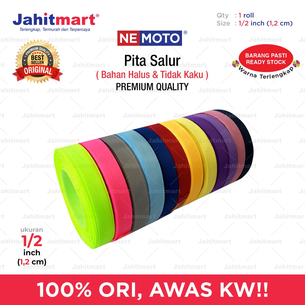 

Pita Salur lebar 1/2 Inch (1,3 CM)